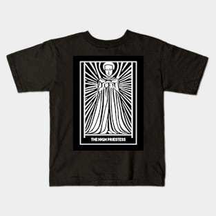 The High Priestess Tarot Card Kids T-Shirt